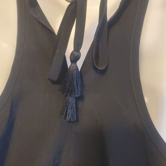 Athleta Sleeveless Lace Lined Razorback Blouse Sz S Tank Top Boho Office Summer - Picture 5 of 10